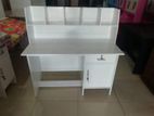 white table with rack (Q-45)