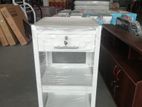 white telephone rack (H-16)