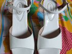 White Wedge Sandal
