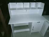 White Writing Table with Cupboard