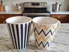 White Xzandra Coffee Cups ( Large) Size