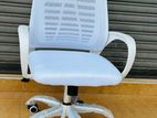 White Zebra Mesh Ex Office Chair