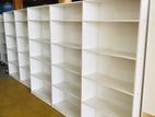 Whte Book Rack / File