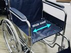 Wide-Seat Folding Wheelchair / Basic