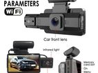 wifi car camera 12mp HD Front + inside recording cameras 2in1 new