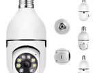 wifi cctv Camera Bulb 360 Degree Rotatable Panoramic View Night Vision
