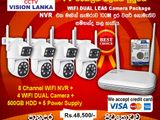 WiFi CCTV CAMERA WIRELESS DUAL LENS 4 CHANNEL