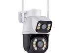 WiFi Dual Lens 6Mp CCTV Camera Night Vision Color, Two Way Audio