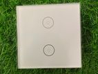 Wifi Touch Google Smart Home Switch 2 Gang