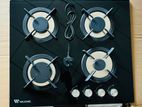 Wilsonic Cooker Hobs - 4 Burner Glass Top