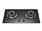 Wilsonic Glass Top Gas Stove - 2 Burner