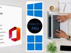 Windows 11-10 PRO-OFFICE 19-21 GEN KEY Software Instal Computer Service
