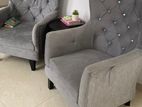 Wingback Chairs & Ottoman