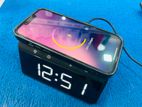 WIRELESS CHARGER HAVIT + ALARM CLOCK, RGB LIGHTS (NEW) W320