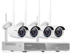 Wireless (Wi-Fi) NVR 4 Channel Full HD CCTV Camera System