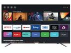 Wisdom 55 inch 4K Smart Android 14 Bluetooth UHD LED Frameless TV