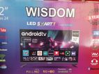 WISDOM'32' Smart Android14 Bluetooth FHD LED Frameless Tv