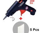 WISEUP 20W Hot Melt Glue Gun – 7mm Stick Herman PT 036