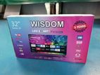 WISODM 32 inch Smart Android 13 Bluetooth 4k LED Frameless TV