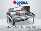 With Glass Buffet Chafing Dish