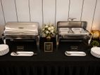 Without glass chafing dish
