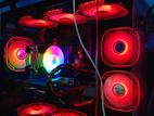 Wj Coolman Gaming Seaview Casing with ARGB Fan Kit