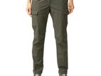Women Trekking Cargo Trousers 100 Khaki