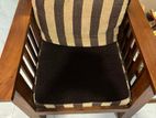 Wood 3 Piece Sofa