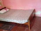 Teak Wood Bed with Mattress