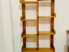 Wood Book Rack