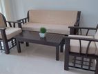 Wood Sofa Set