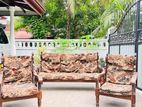 Wood Sofa Set