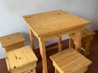 Wooden Tabel Set