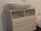 Wooden Baby Dresser Table with Drawers