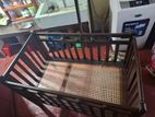 Wooden Baby Cot and Mattress