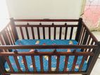 Wooden Baby Cot - Foldable