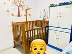 Wooden Baby Cot