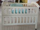 Wooden Baby Cot with Mattress