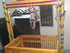 Wooden Baby Cot