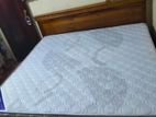 Wooden Bed with Mattress