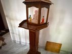 Wooden Buddha Statue Stand