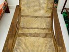 Wooden Cane Lounge Chair