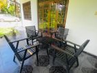Wooden Chairs with Table