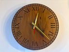 Wooden Clock - Mahogani Wood