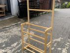 Wooden cloth racks