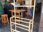 Wooden cloth racks...