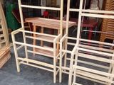 Wooden cloth racks**....