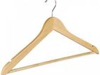 Wooden Clothes Hangers 44.5 x 23cm 360 Degree Rotation Pine Wood