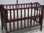 Wooden Cot with Mattress