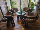 Wooden Crab Table With Chairs